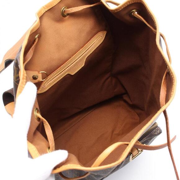 LOUIS VUITTON Brown Monogram Leather Backpack main image 5